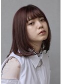鎖骨くらいの抜け感ミディボブ