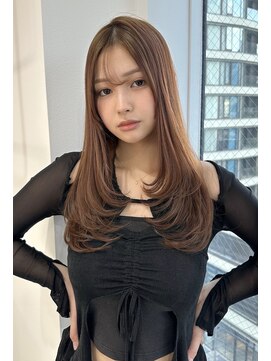 レミエ ダイカンヤマ(lemiie) 毛先に重みを残したワンカールレイヤー