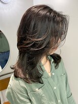 ヴェルダ 池袋店(verda)&nbsp;レイヤースタイル×ブルーブラックカラー◎Yamamoto