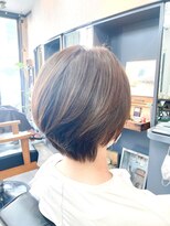 オト(oto) 動きと束感で魅せる◎洗練ショートボブ/白髪ぼかし/白髪染め