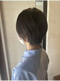 ショートボブ/すっきりショート/前髪あり