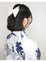 キャンバス(CANVAS)&nbsp;ボブだから出来る！可愛いめハーフアップなヘアセット