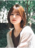 ミディアムレイヤー・ブリーチなし艶カラー・ヘアアワード海老名
