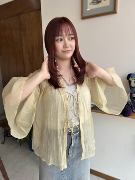 【yuna】絶妙暖色カラー　美髪矯正