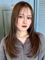 マスカリ(muscali)&nbsp;星華,ネビージュ,小顔,くすみベージュ,姫カットレイヤー