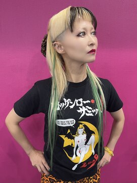 ドール(Doll) Green mesh wolf