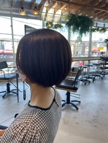 グランデュール 東静岡池田店(GRANDEUR)&nbsp;東静岡ショートボブくびれショートイルミナカラー顔周りレイヤー