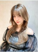 ミニウルフ髪質改善縮毛矯正酸性ストレートレイヤーカット/銀座