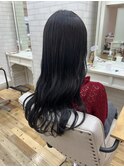 アイスグレージュ10代20代ロングヘア暗めカラー