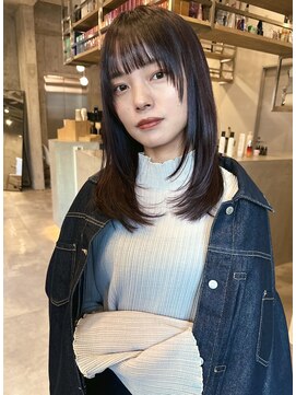 イミ(imi) 透明感カラー/レイヤーカット/顔まわりカット/登戸