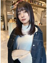 イミ(imi) 透明感カラー/レイヤーカット/顔まわりカット/登戸