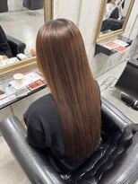 ルノン シェリー(LUNON cheliy) 黒髪クラゲヘアーオリーブグレー小顔ココアベージュ