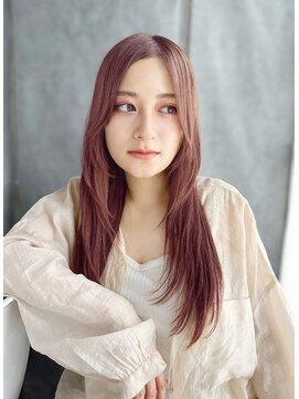 《30代～大人透明感》白髪ぼかしハイライト＋艶カラー