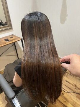 縮毛矯正　髪質改善