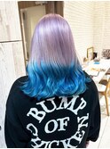 派手髪/グラデーションカラー/裾カラー/ツートンカラー/仙台