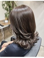 タオ 広尾(TAO)&nbsp;ミディアムレイヤー／ココアブラウン