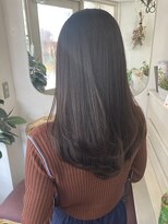 アミュレ ヘア サロン(Amule hair salon)&nbsp;華やかなロングレイヤー髪質改善ストレートワンカール内巻き