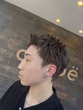 メンズカノエ 山口小郡店(Men's CANOE) ハイトーン×スパイキーショート