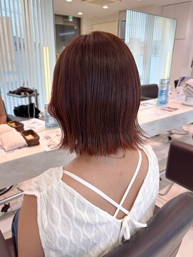 スイクロップエス(sui.cropes) ブリーチ無しオレンジベージュ