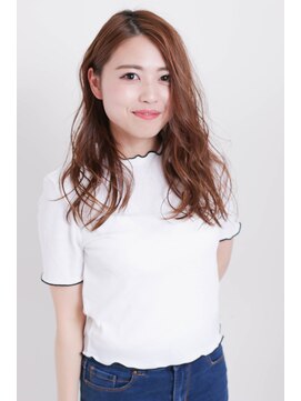 ロロネー(Lolonois) 【Lolonois野田】耳かけほつれウェーブセミディ