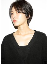 アン ヘア デザイン(un hair design)&nbsp;【　un  】ショート×ダークカラー×イルミナ