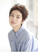 くせっ毛感がかわいいピクシーショート