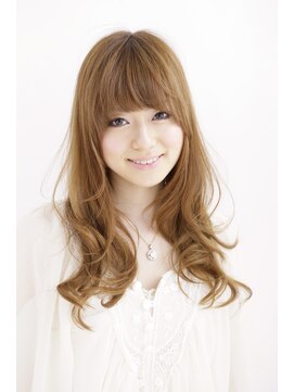 ラクヘアー 上福岡店 ゆるふわトリートメントカールモテ愛されロング重めバング