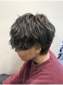 マッシュ×グレーハイトーンカラー