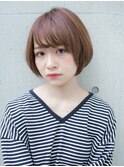 王道内巻きワンカールボブ