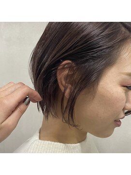 モフルディック(Mof Ludique) shortBob×smokypink