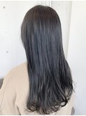 透明感抜群!暗髪カラー★アッシュグレージュ◎20代30代40代