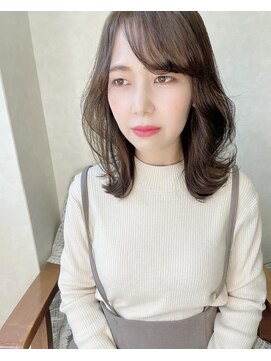 ラウレア(Laule'a) 20代30代40代綺麗めデジタルパーマ垢抜け鎖骨ミディアム