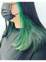 デイトゥデイトゥルーカラーズ(DAY TO DAY true colors)&nbsp;インナーカラー☆グリーン