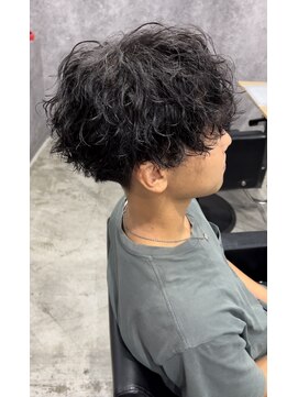 メンズサロン ゴールド 名古屋(GOALD) マッシュ ツイストスパイラル 波打ち スパイラル ショート