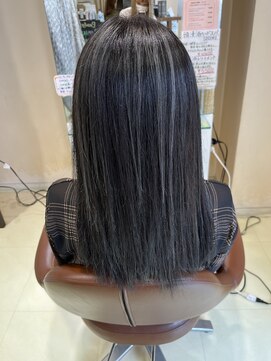 アズール 草加(azule) コントラストハイライト シルバー