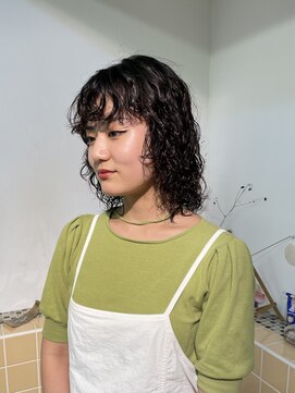 ネルケ 立川(nelke) 黒髪ハードパーマ