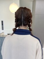 ローレンアオ(LOREN AO)&nbsp;ミルクティーベージュダブルカラーインナーカラーケアブリーチ