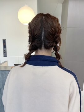 ローレンアオ(LOREN AO) ミルクティーベージュダブルカラーインナーカラーケアブリーチ