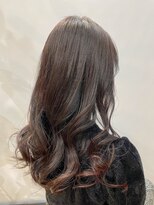 ヘア イノウエ HAIR INOUE&nbsp;ピンクブラウンカラー　愛されロング
