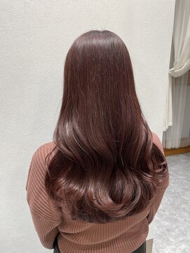 エムサロン 前橋川原(emusalon) こっくりとしたピンクブラウン