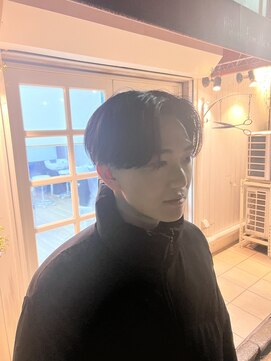 オムファミーユラグ(homme, famille raugh) ナチュラルセンターパート