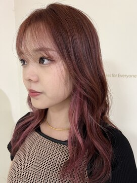 ミラコ(milaco) ピンク×ピンク　インナーカラー