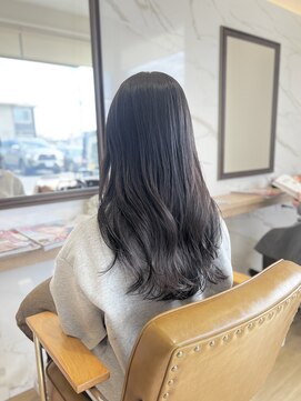 ラポールヘアー(rapport hair) ロング×グレージュカラー＊