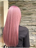 ユウヘアー 本山店(U Hair)&nbsp;【U Hair】ツヤツヤピンクカラー/ブリーチ/ダメージレス