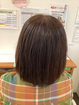 ツヤイロ 上飯田南店(TSUYA_IRO) 8レベル    オリーブブラウン