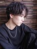 【KPOPアイドル御用達】シャドウパーマ　ブラックピンパーマ＋メンズカット