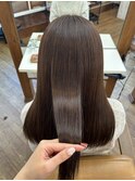 ミネコラトリートメント×艶カラー