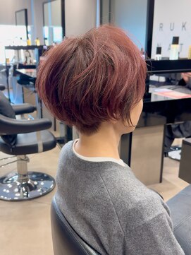 ハルキ ミナト ジャパン オオサカ(HARUKI MINATO japan OSAKA) 30代40代50代小顔似合わせカットくびレイヤーエモージュ大人可愛