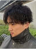 【Lond LOGAN亀井】シャドウパーマ フェザーパーマ ツイスパ