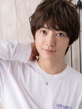 メンズヘア ビーセカンド 草加店(MENS HAIR B-2) 学生くせ毛風ニュアンスパーママッシュR草加